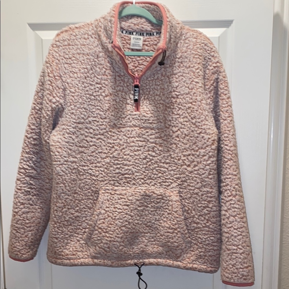 PINK Victoria's Secret Textured Pullover - Light Pink
